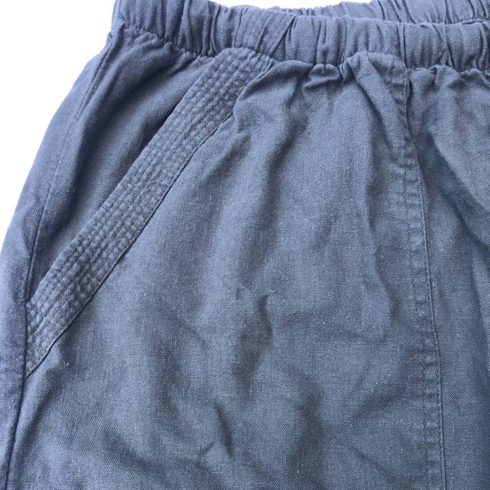 Ellos Women's Olive Linen Blend Shorts - Picture 4 of 12